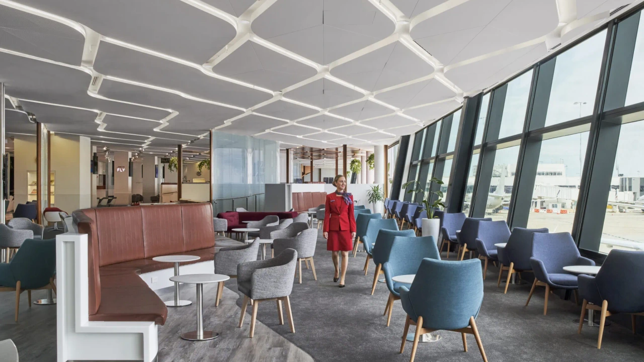 Virgin Australia The Business business class airport lounge — Lounge access when flying Virgin Australia