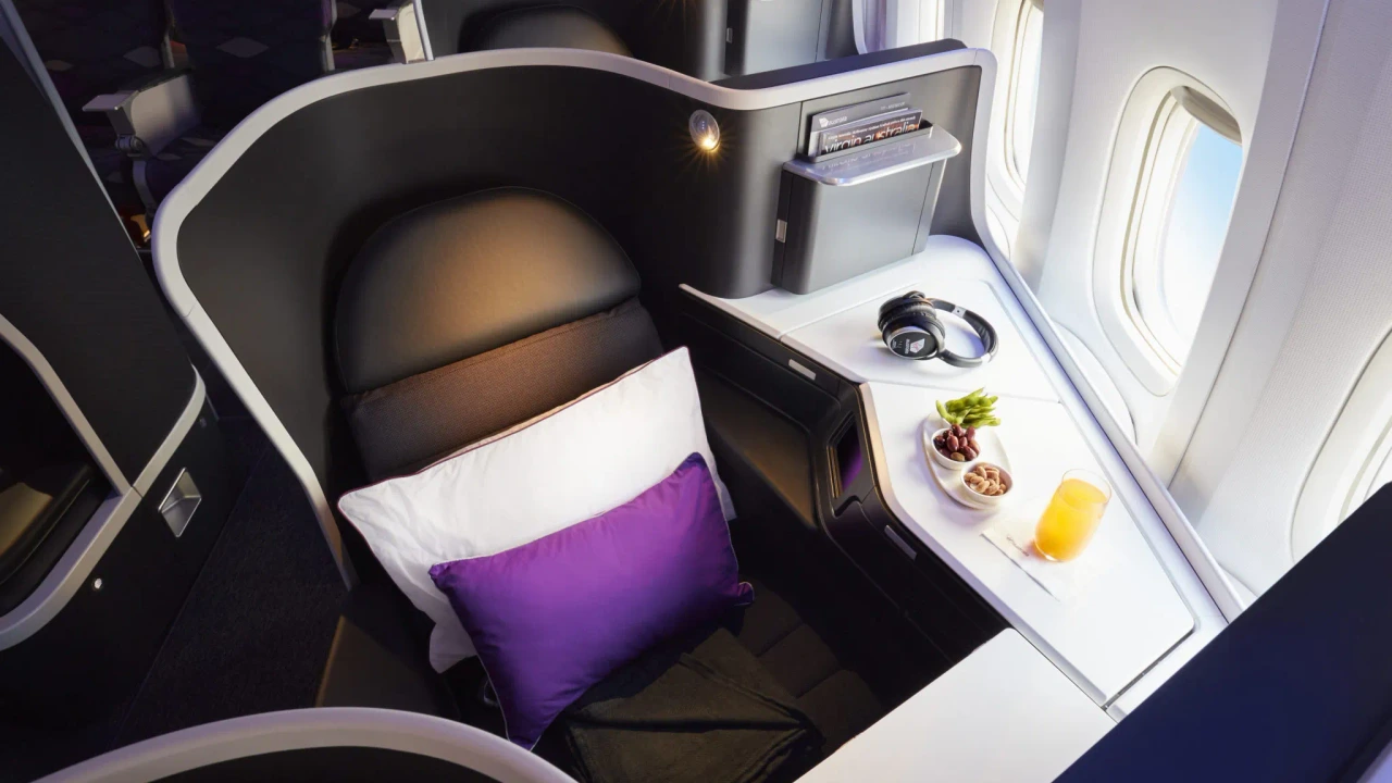 Virgin Australia The Business business class seat and cabin