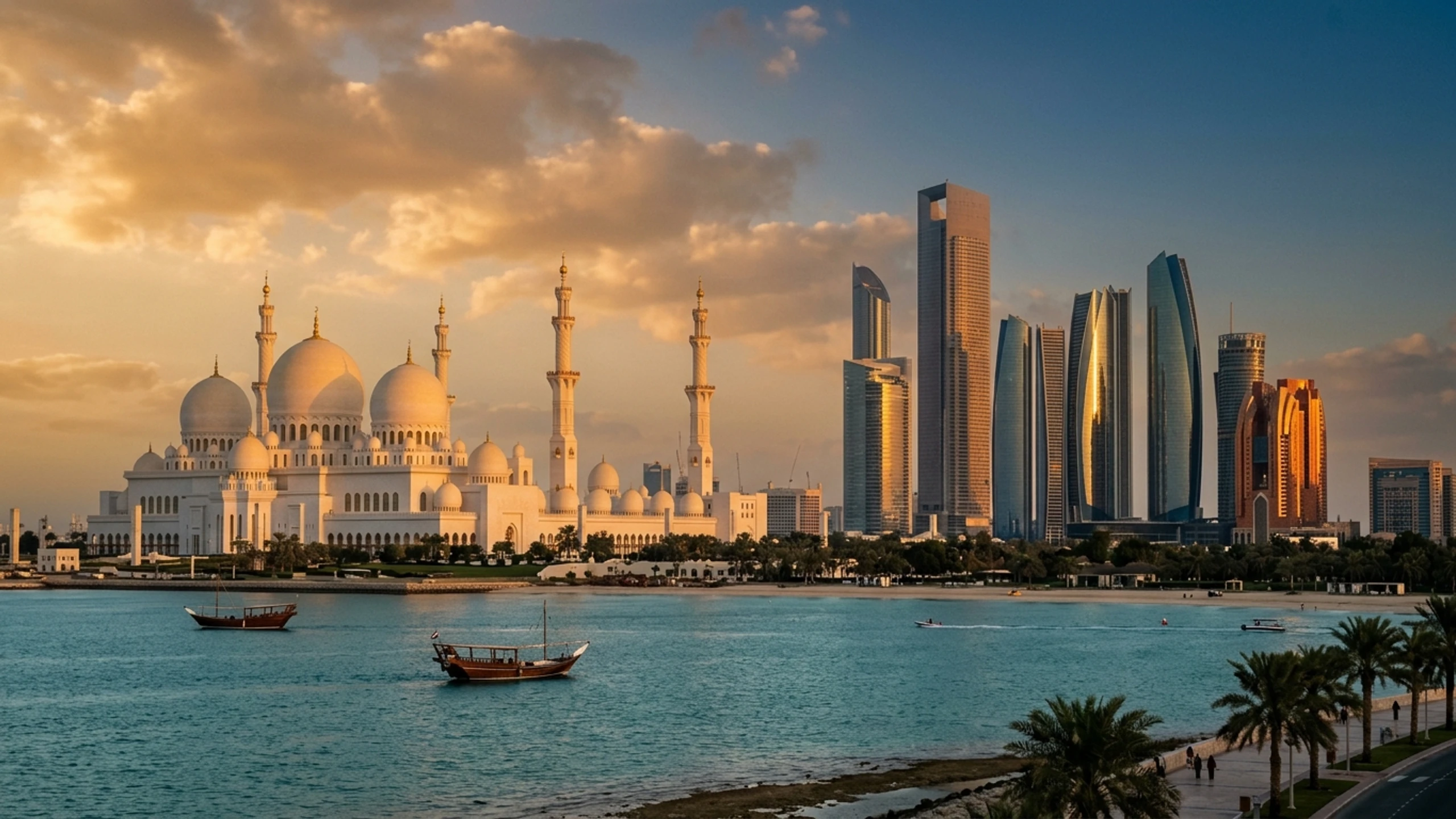 Chicago to Abu Dhabi Business Class — Premium business class cabin interior