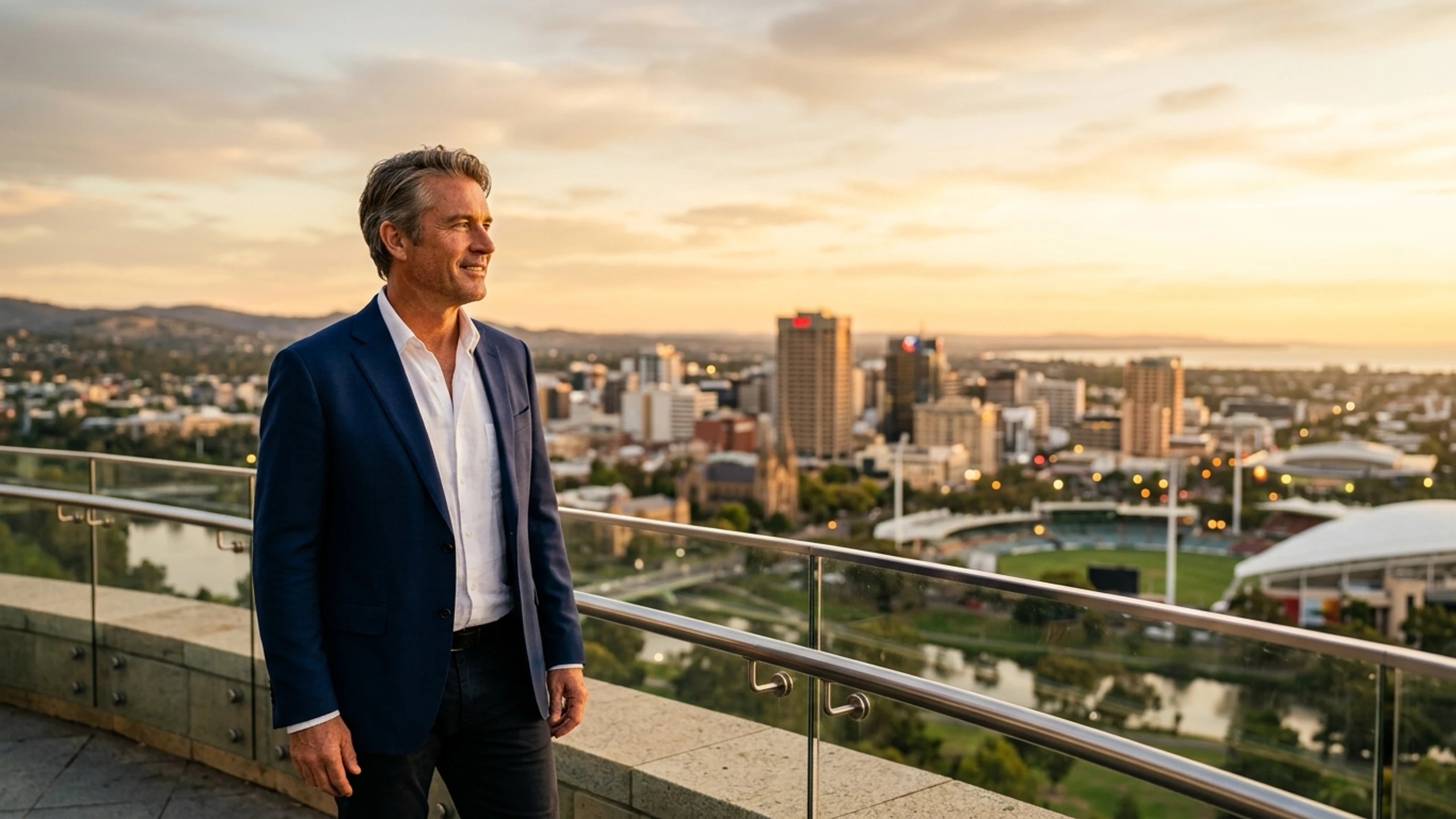Seattle to Adelaide Business Class — Premium business class cabin interior
