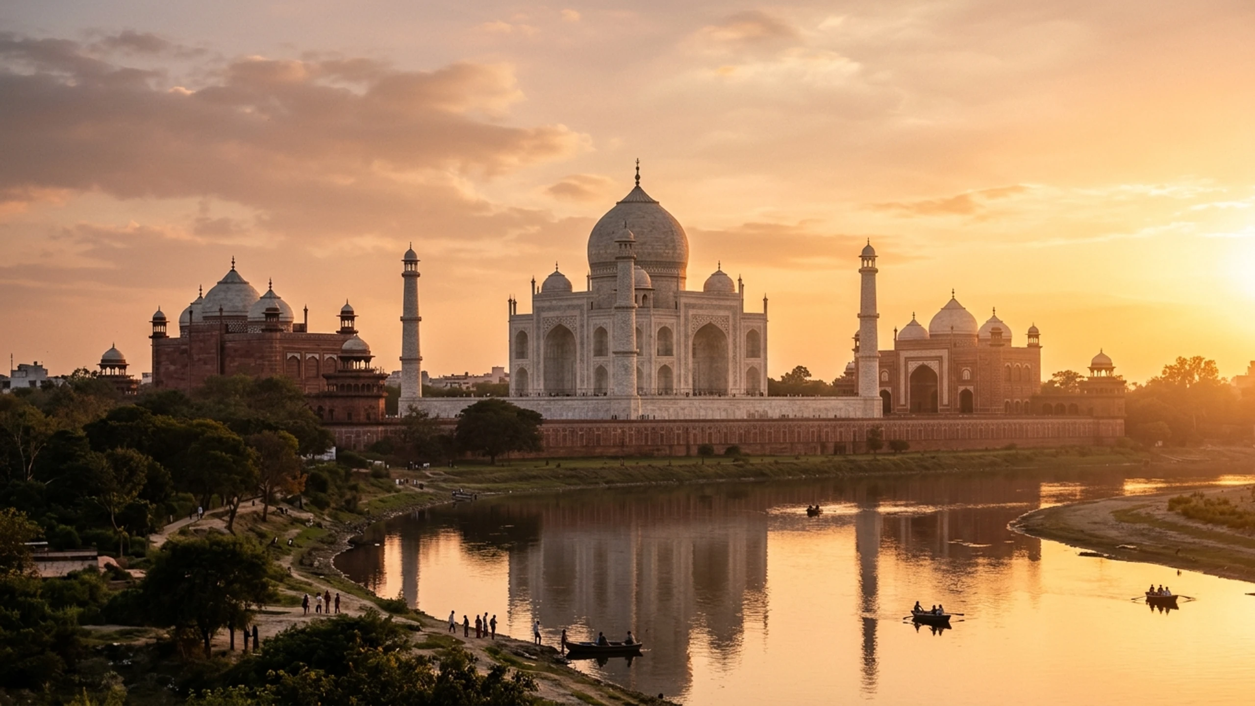 Newark to Agra Business Class — Premium business class cabin interior
