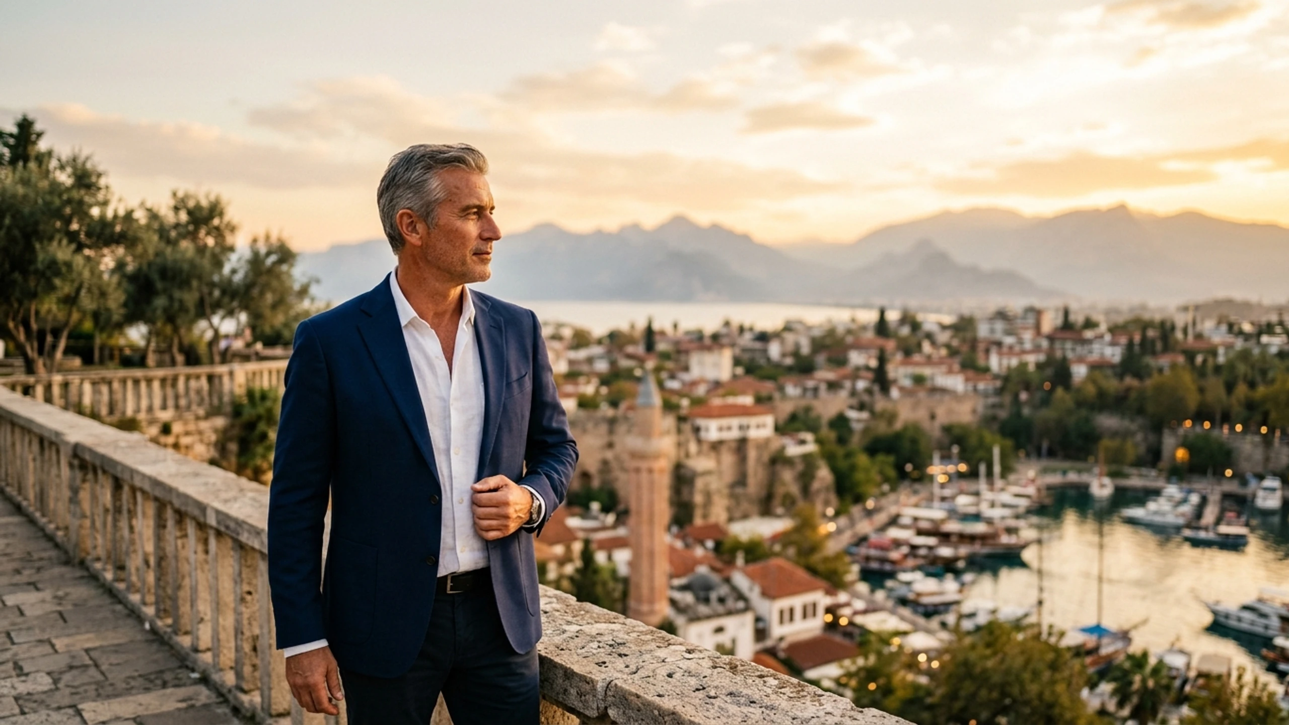 Seattle to Antalya Business Class — Premium business class cabin interior
