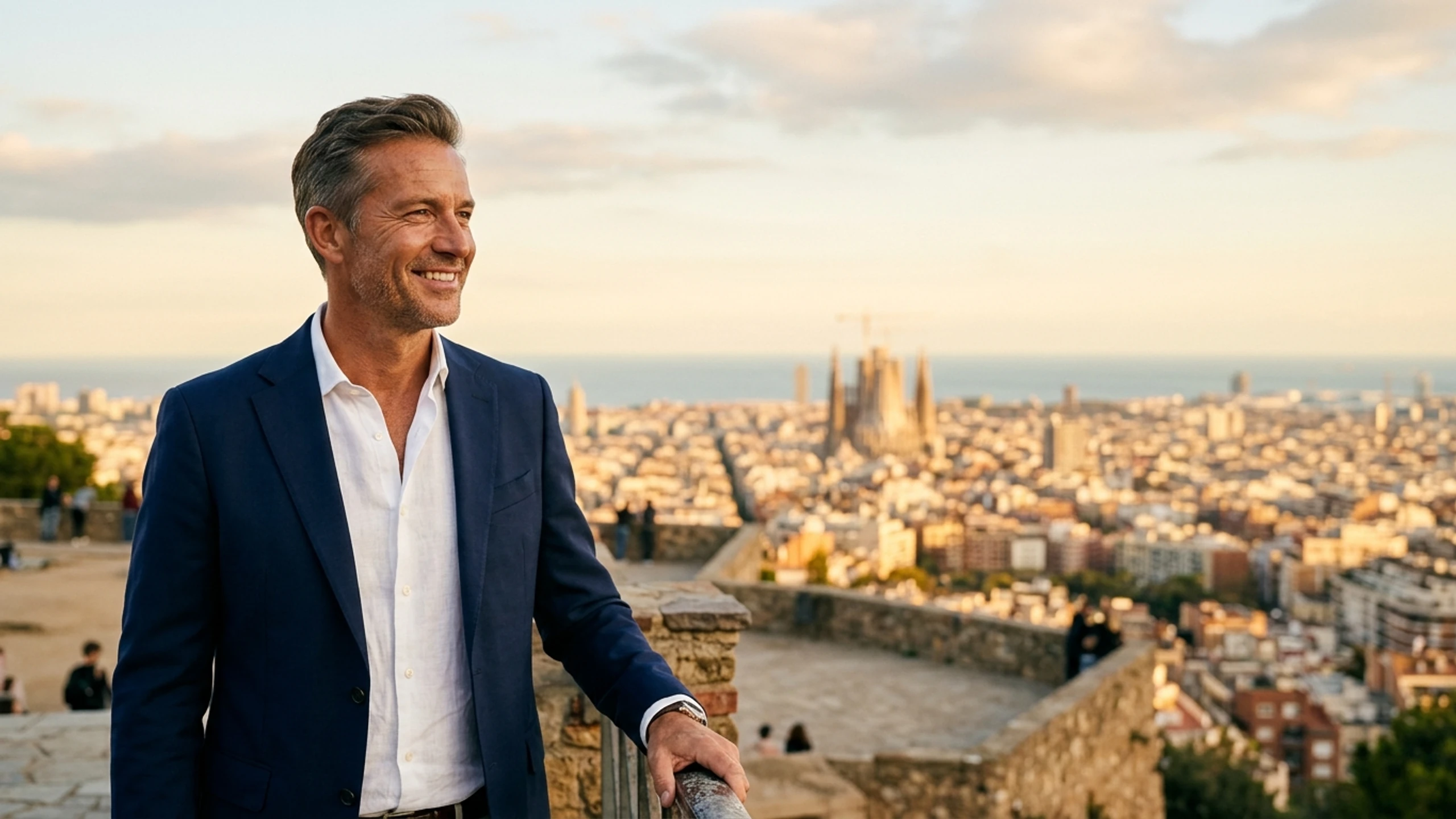 Springfield to Barcelona Business Class — Premium business class cabin interior