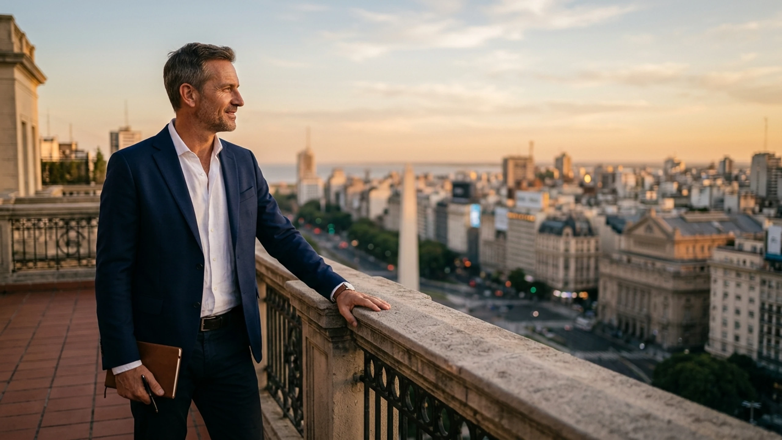 Augusta to Buenos Aires Business Class — Premium business class cabin interior