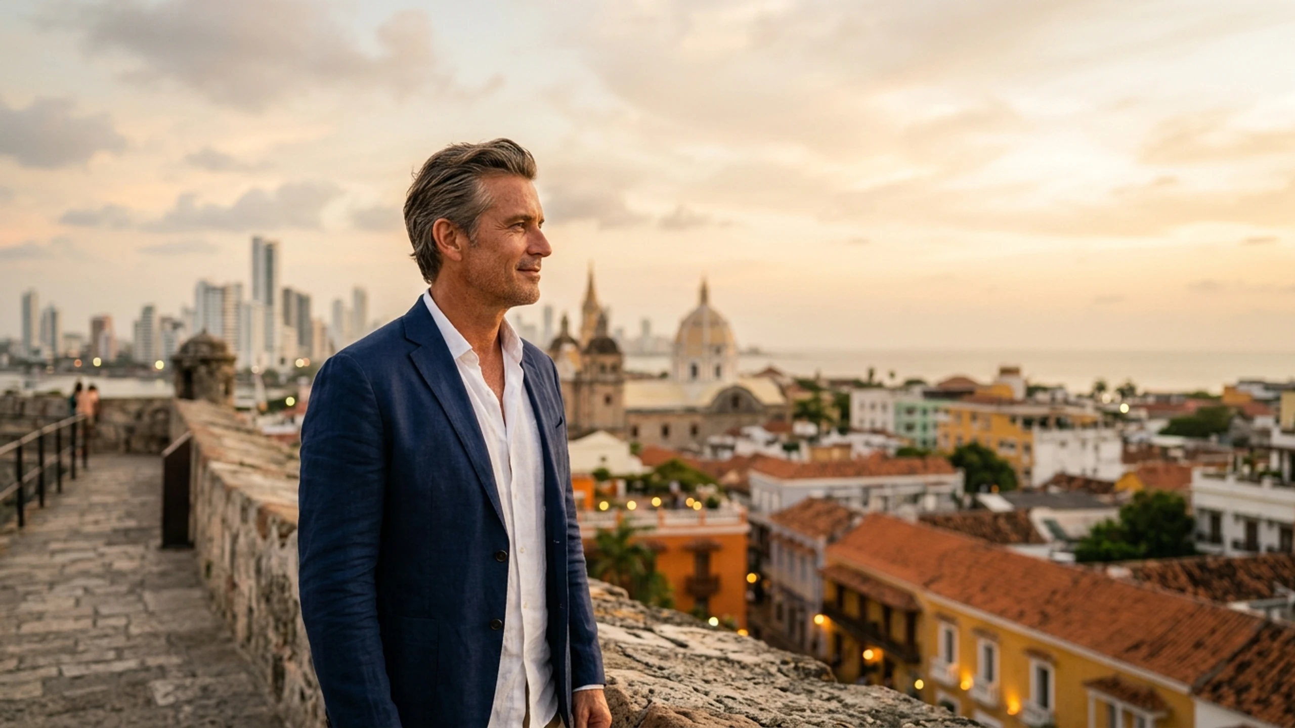 Denver to Cartagena Business Class — Premium business class cabin interior