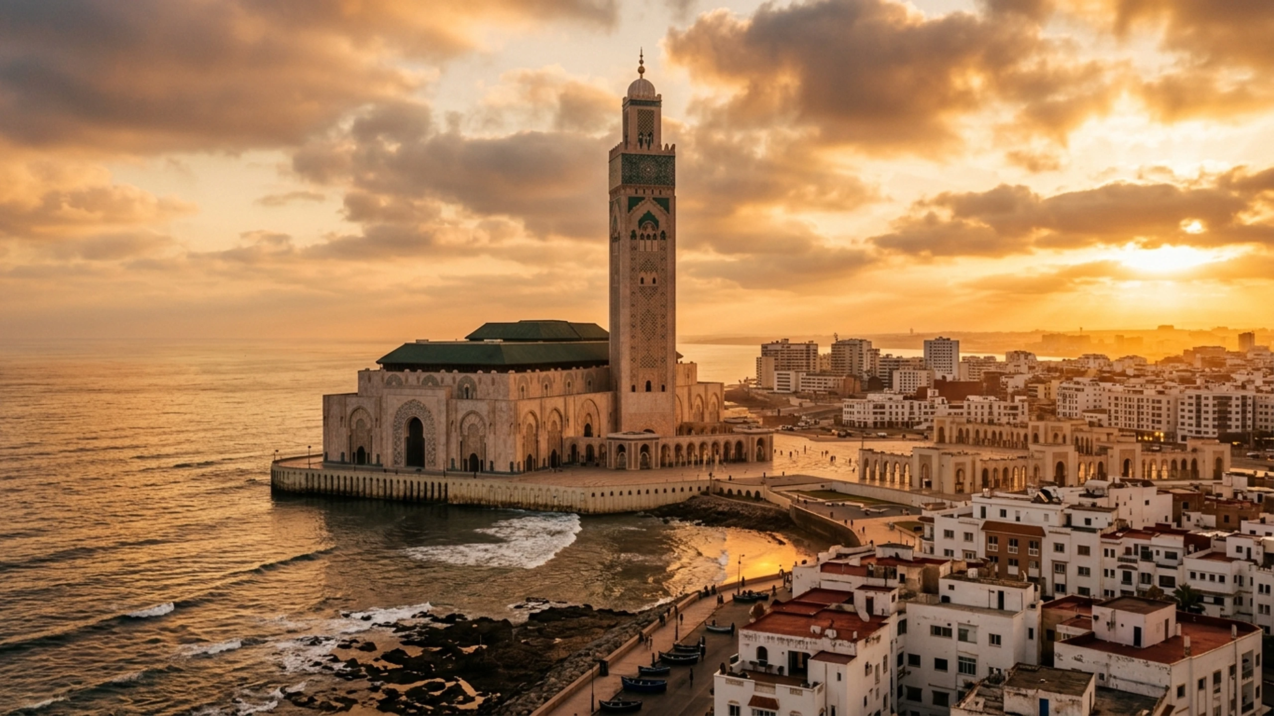 Washington DC to Casablanca Business Class — Premium business class cabin interior