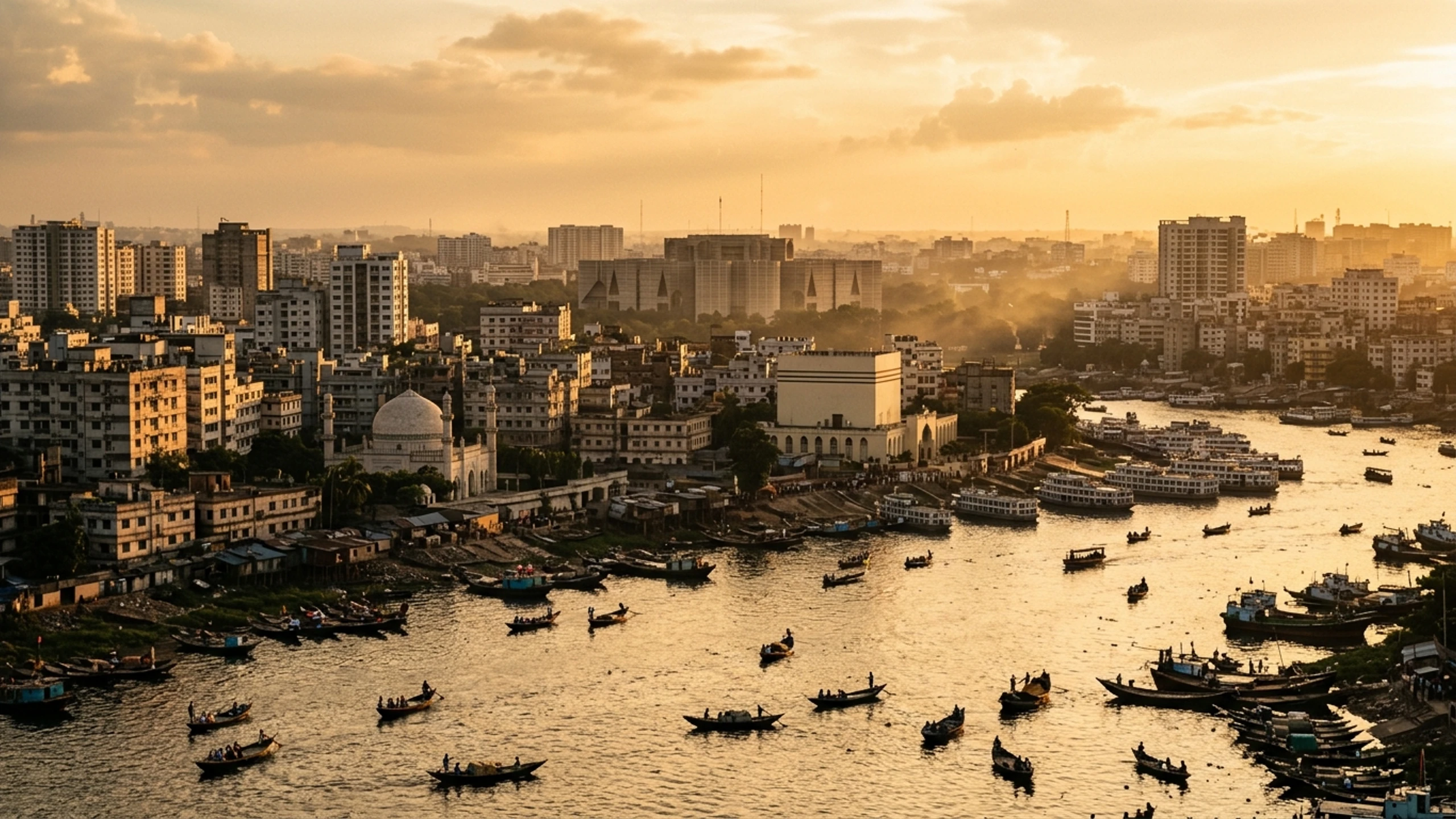 Seattle to Dhaka Business Class — Premium business class cabin interior