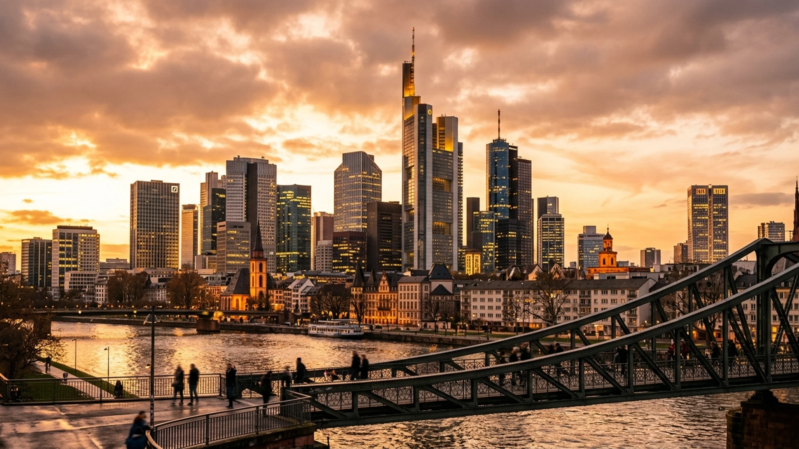 Springfield to Frankfurt Business Class — Premium business class cabin interior