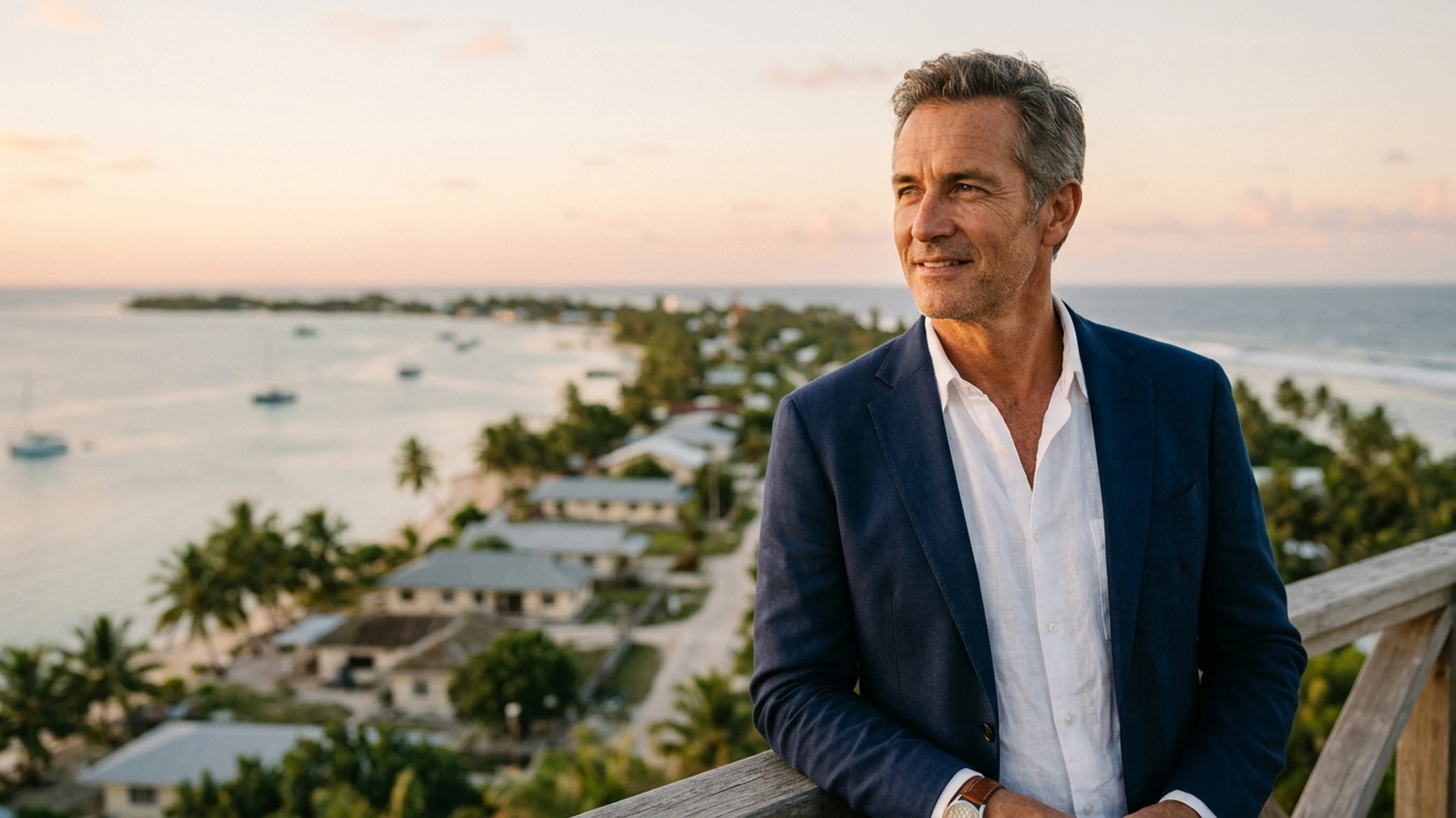 Chicago to Funafuti Business Class — Premium business class cabin interior