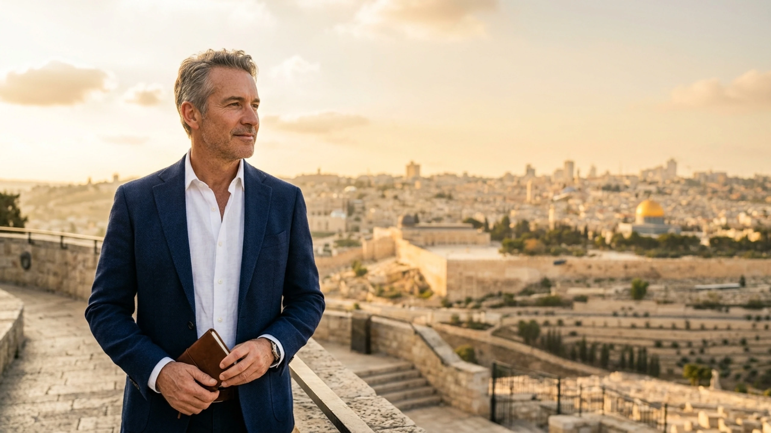 Washington DC to Jerusalem Business Class — Premium business class cabin interior