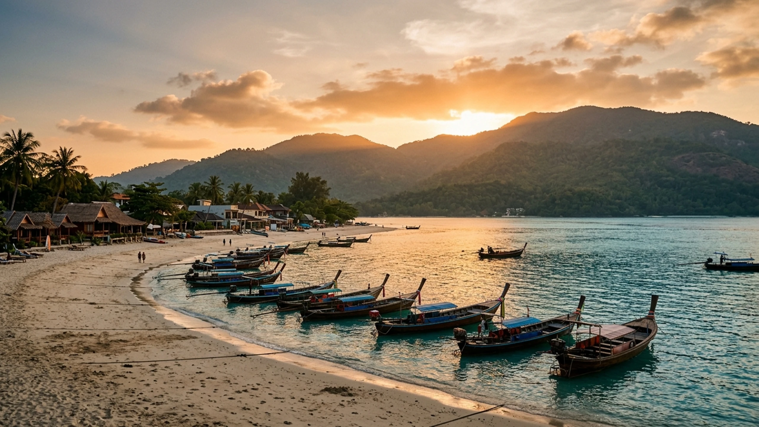 Chicago to Koh Lipe Business Class — Premium business class cabin interior