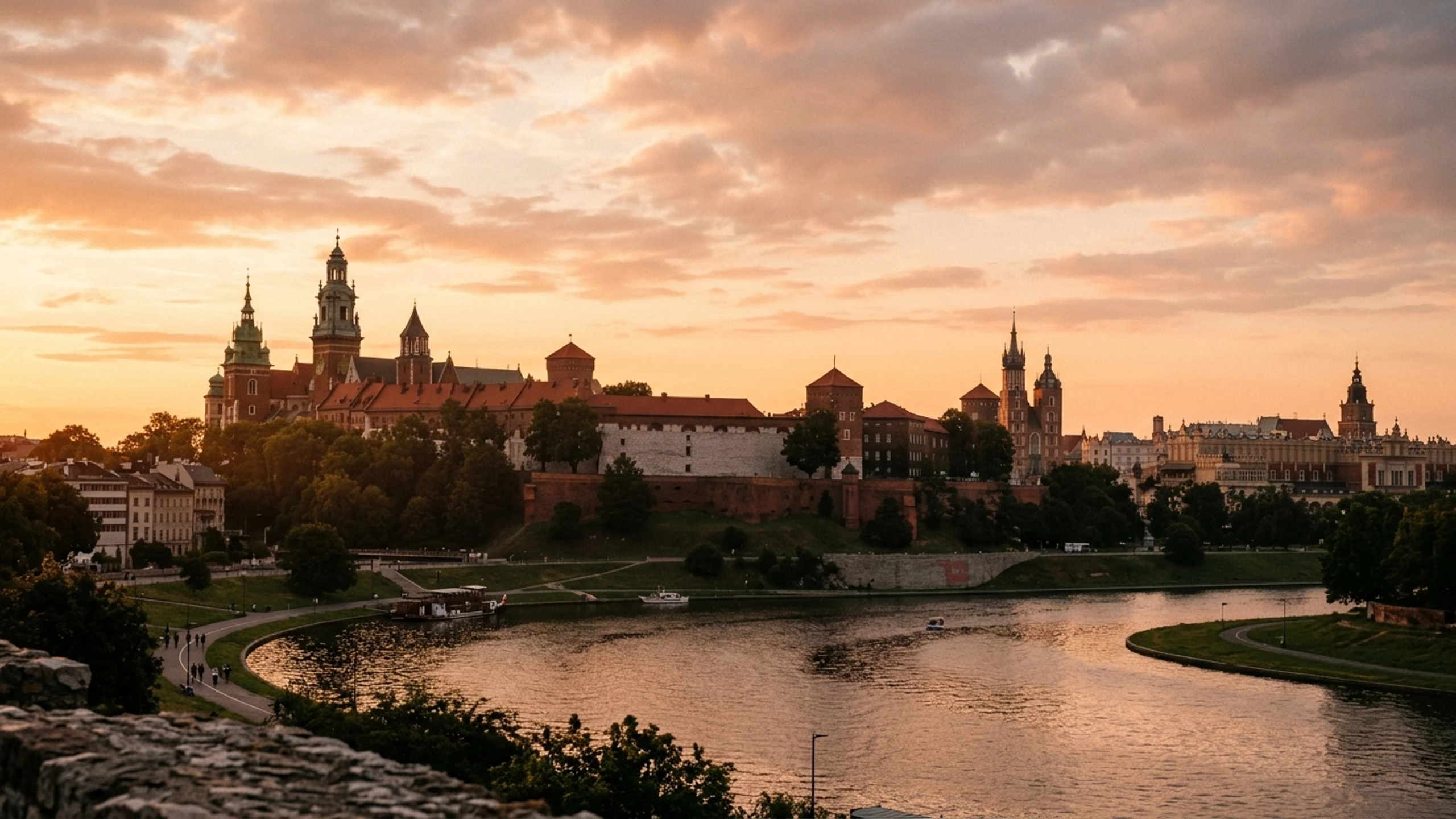 Chicago to Krakow Business Class — Premium business class cabin interior