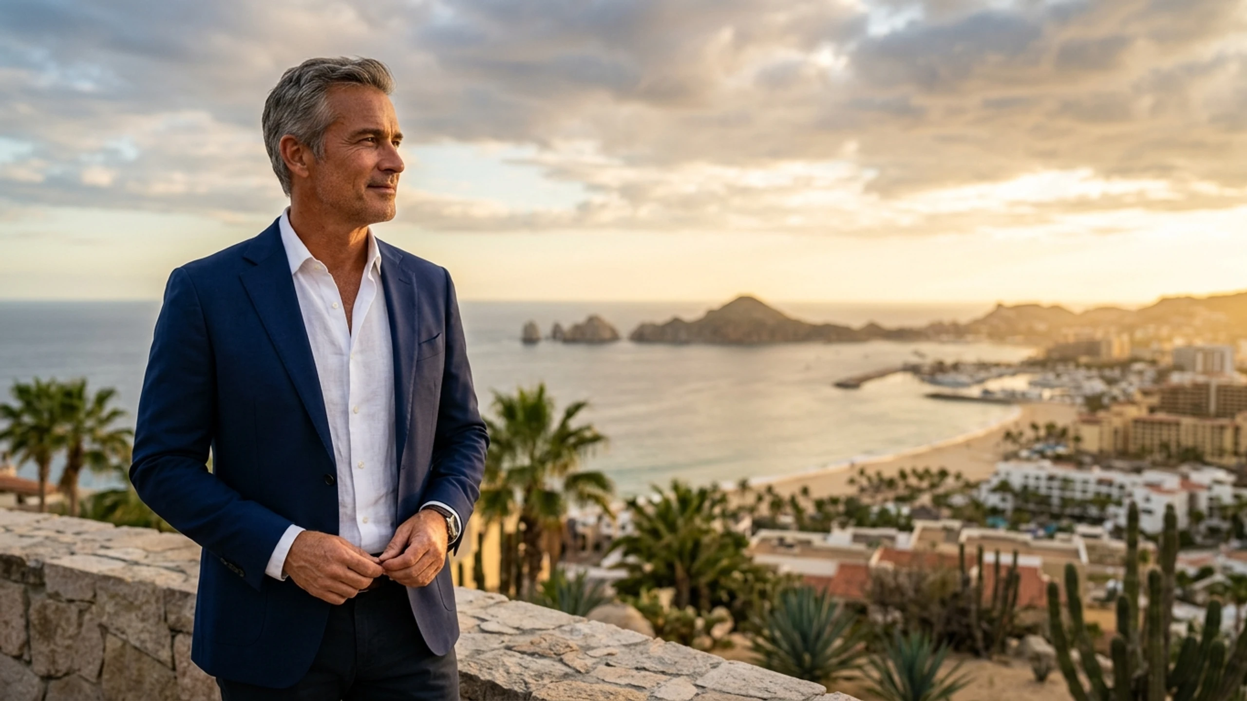 Seattle to Los Cabos Business Class — Premium business class cabin interior