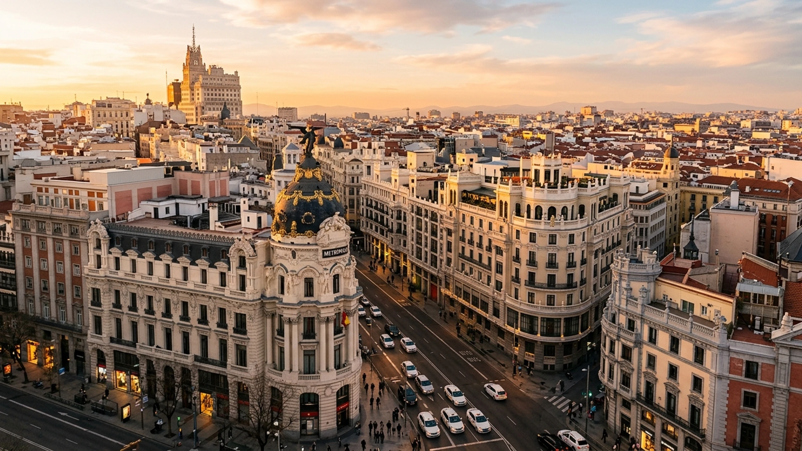 Mobile to Madrid Business Class — Premium business class cabin interior