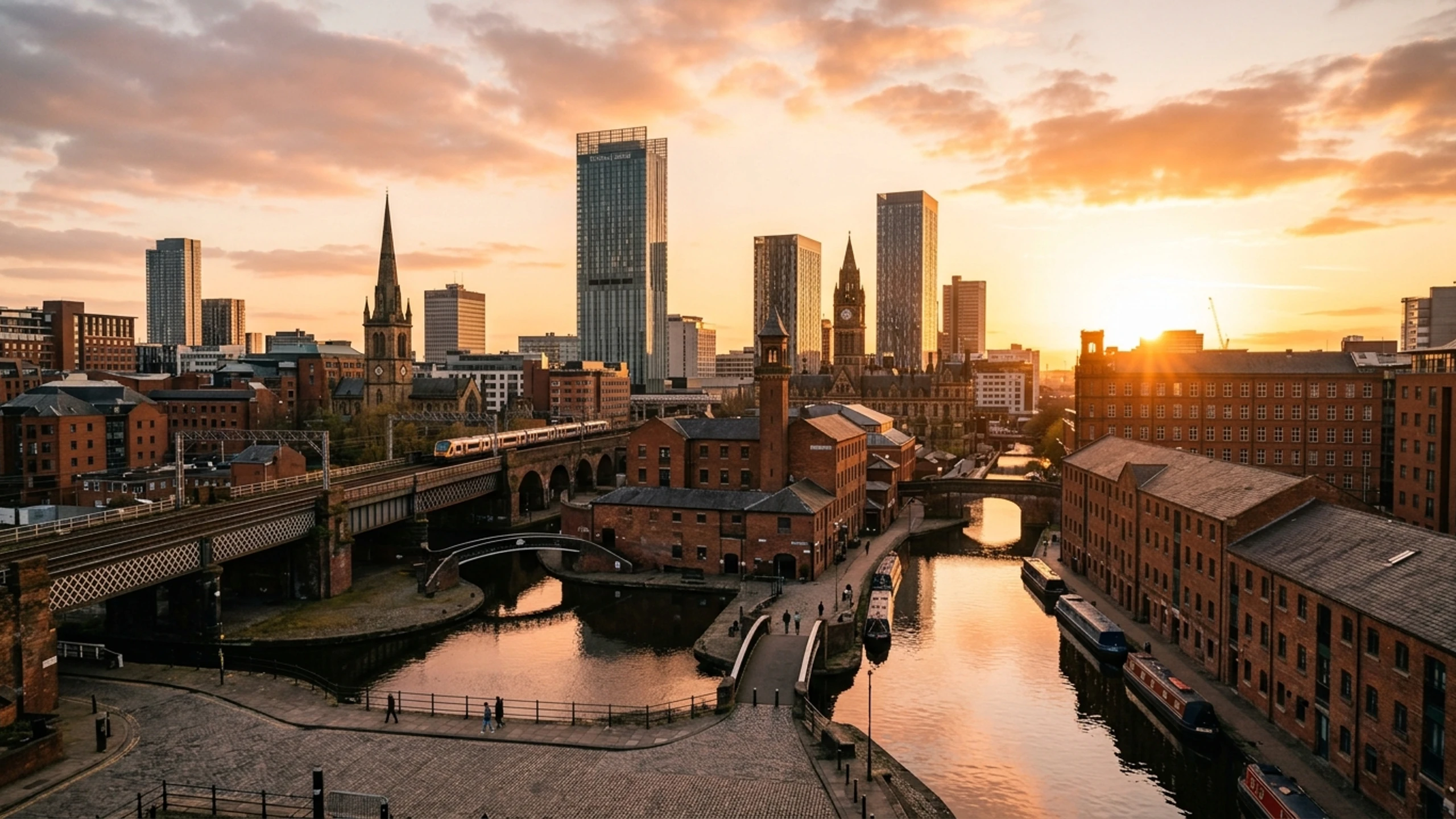 Chicago to Manchester Business Class — Premium business class cabin interior