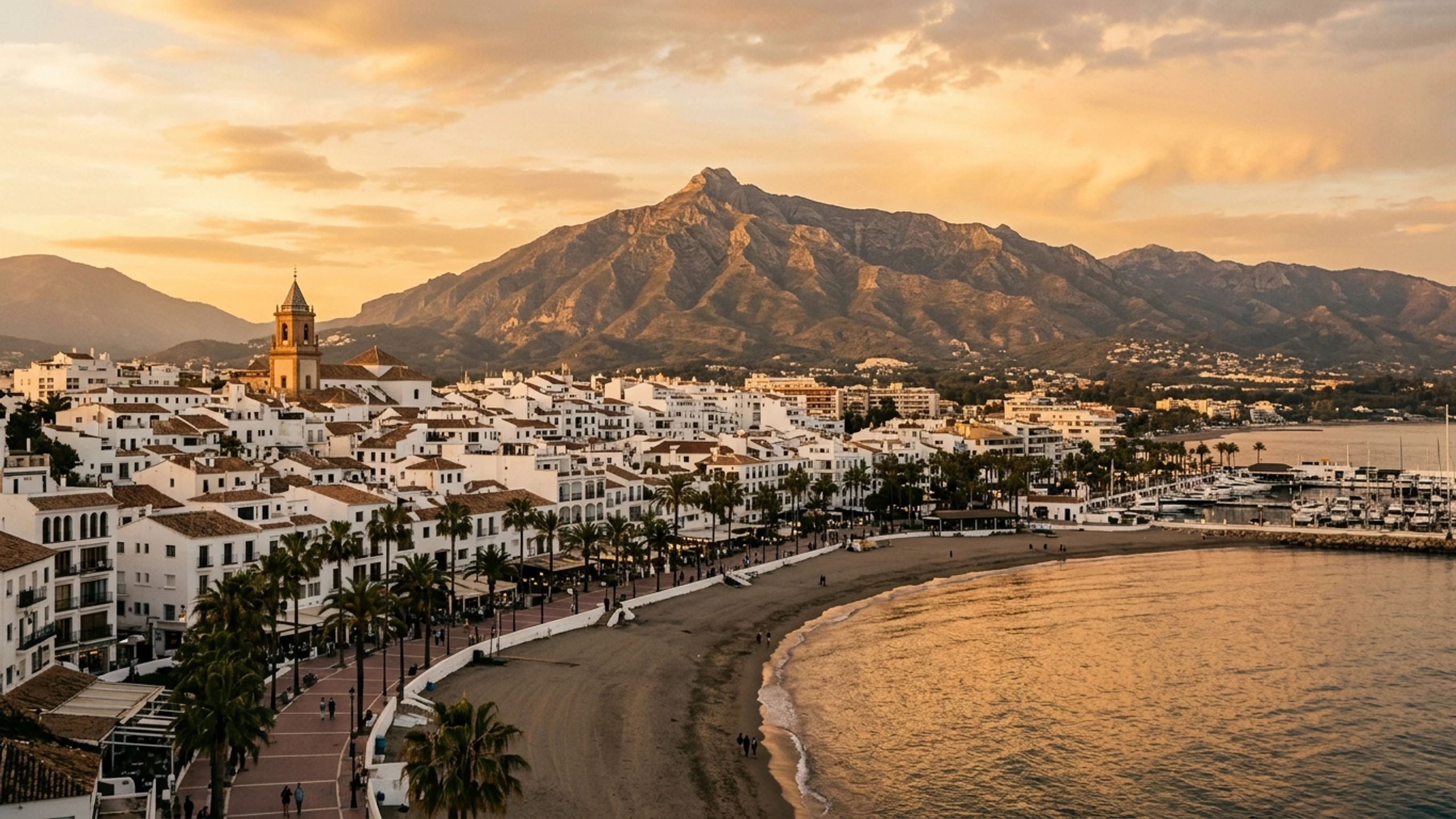 Chicago to Marbella Business Class — Premium business class cabin interior