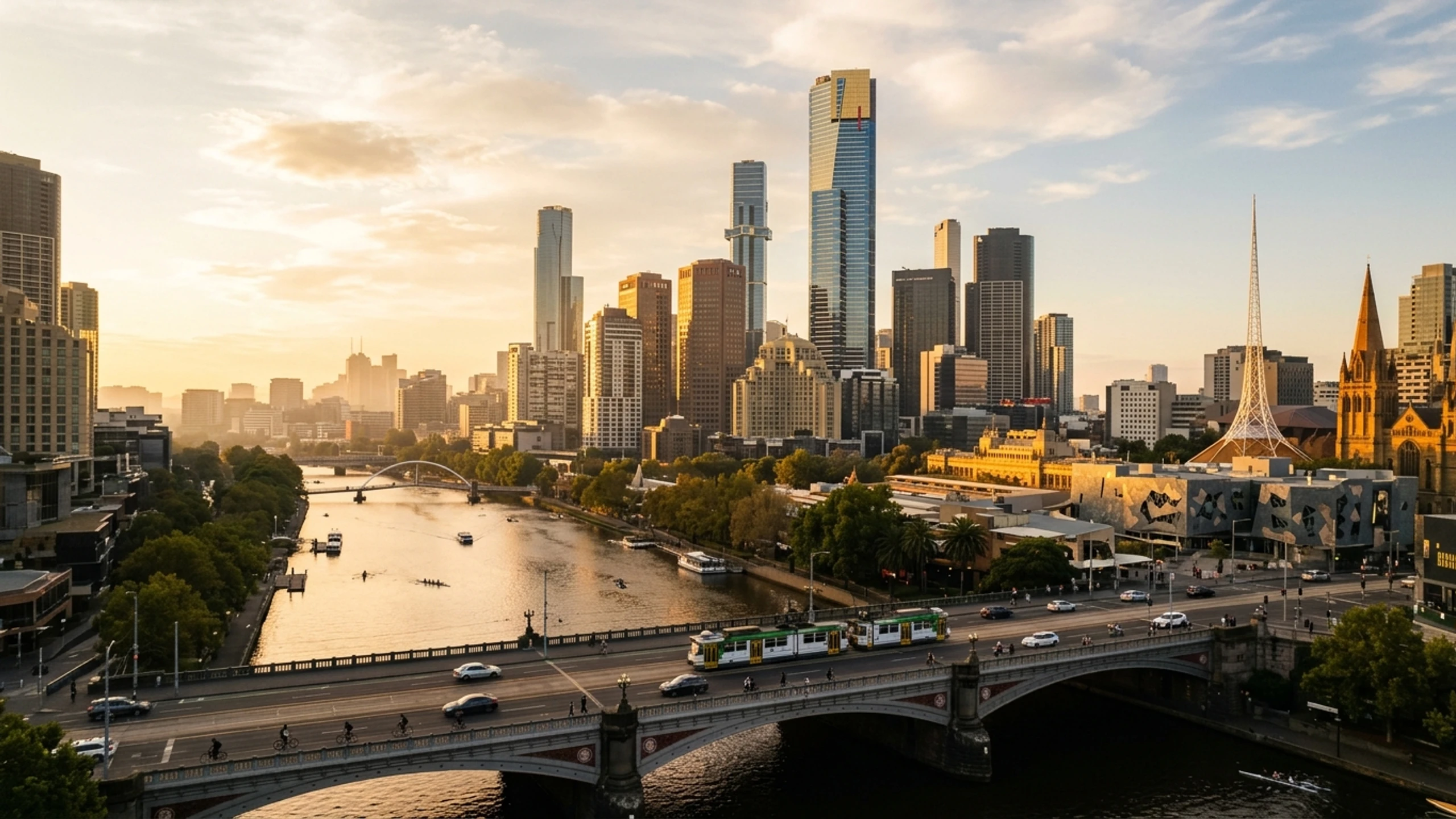 Dallas to Melbourne Business Class — Premium business class cabin interior