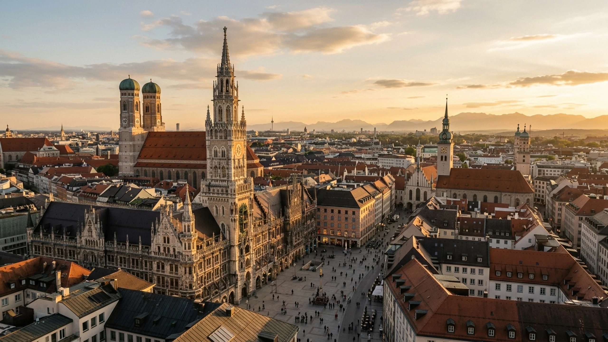Anchorage to Munich Business Class — Premium business class cabin interior