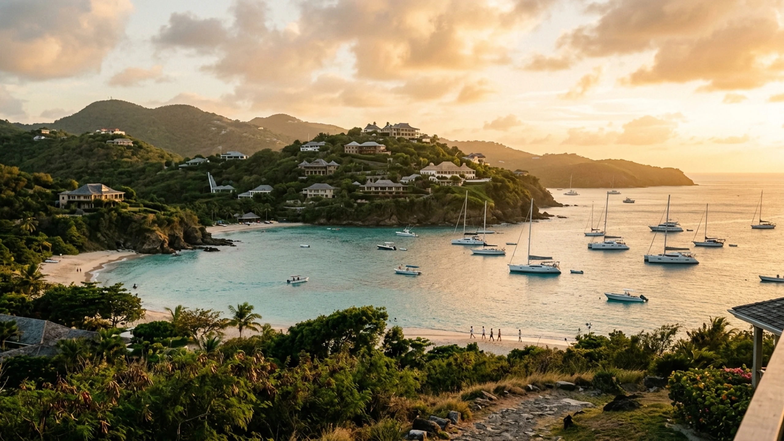 Miami to Mustique Business Class — Premium business class cabin interior