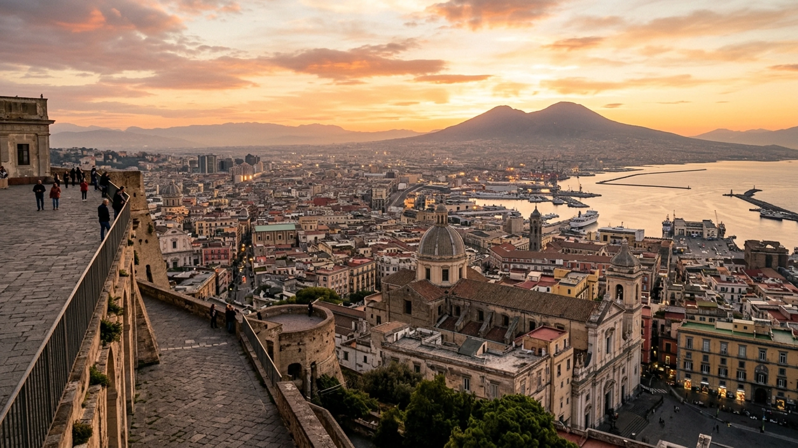 Newark to Naples Business Class — Premium business class cabin interior