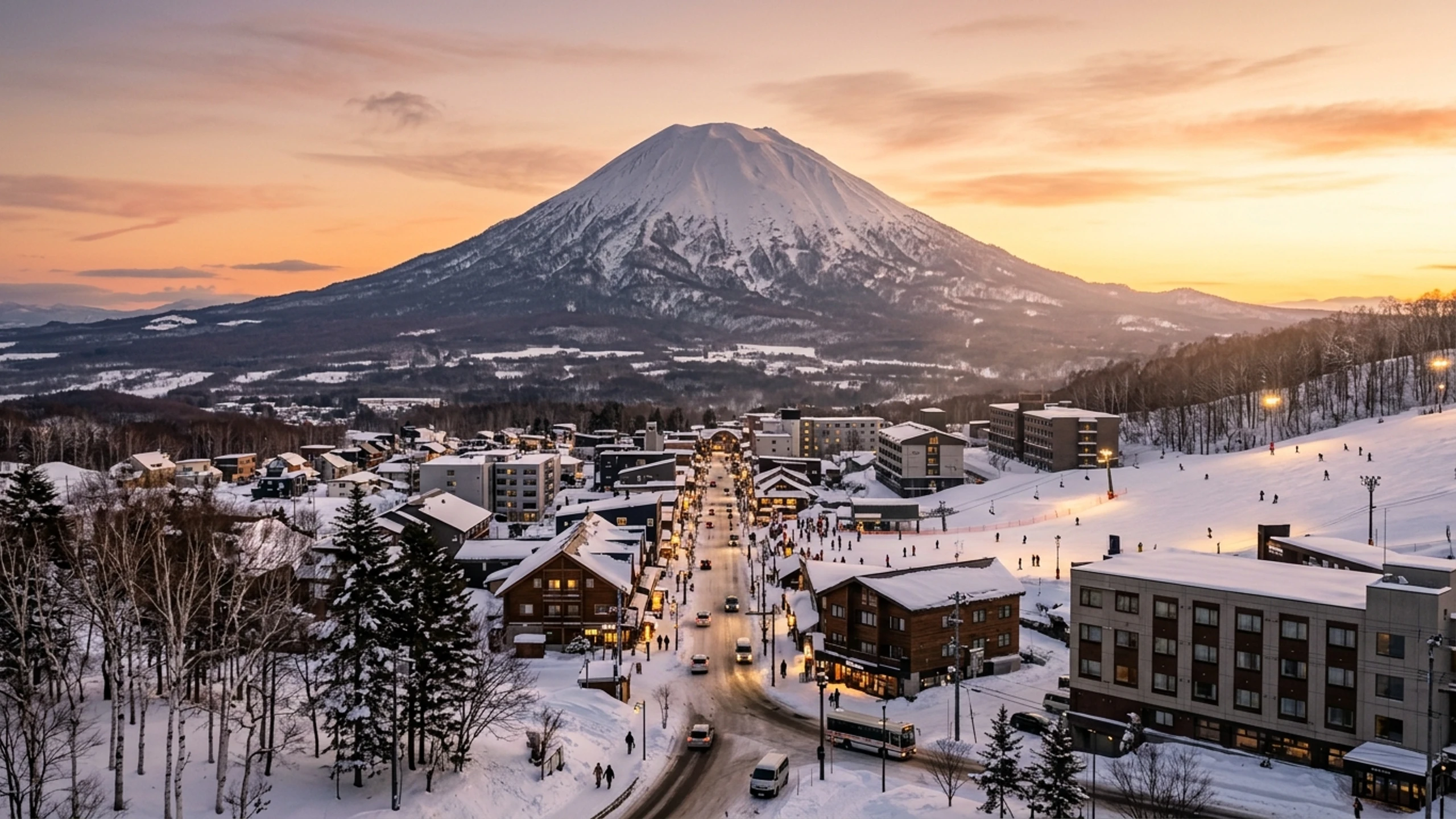 Seattle to Niseko Business Class — Premium business class cabin interior