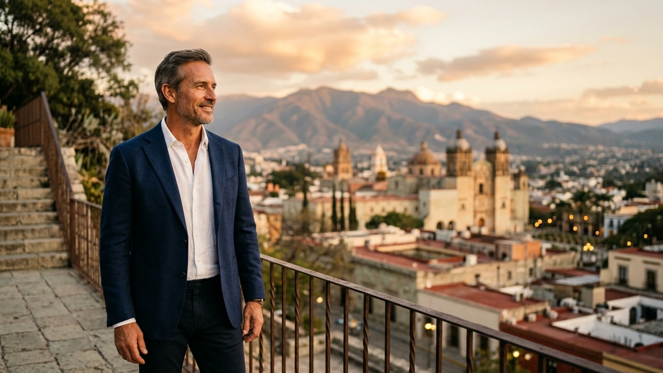 Seattle to Oaxaca Business Class — Premium business class cabin interior