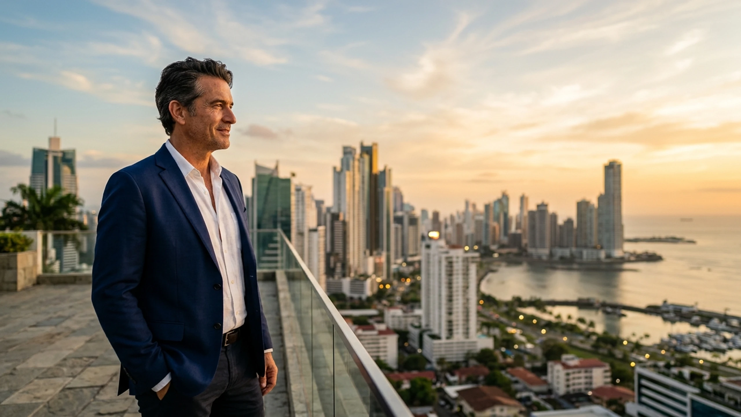 Miami to Panama City Business Class — Premium business class cabin interior