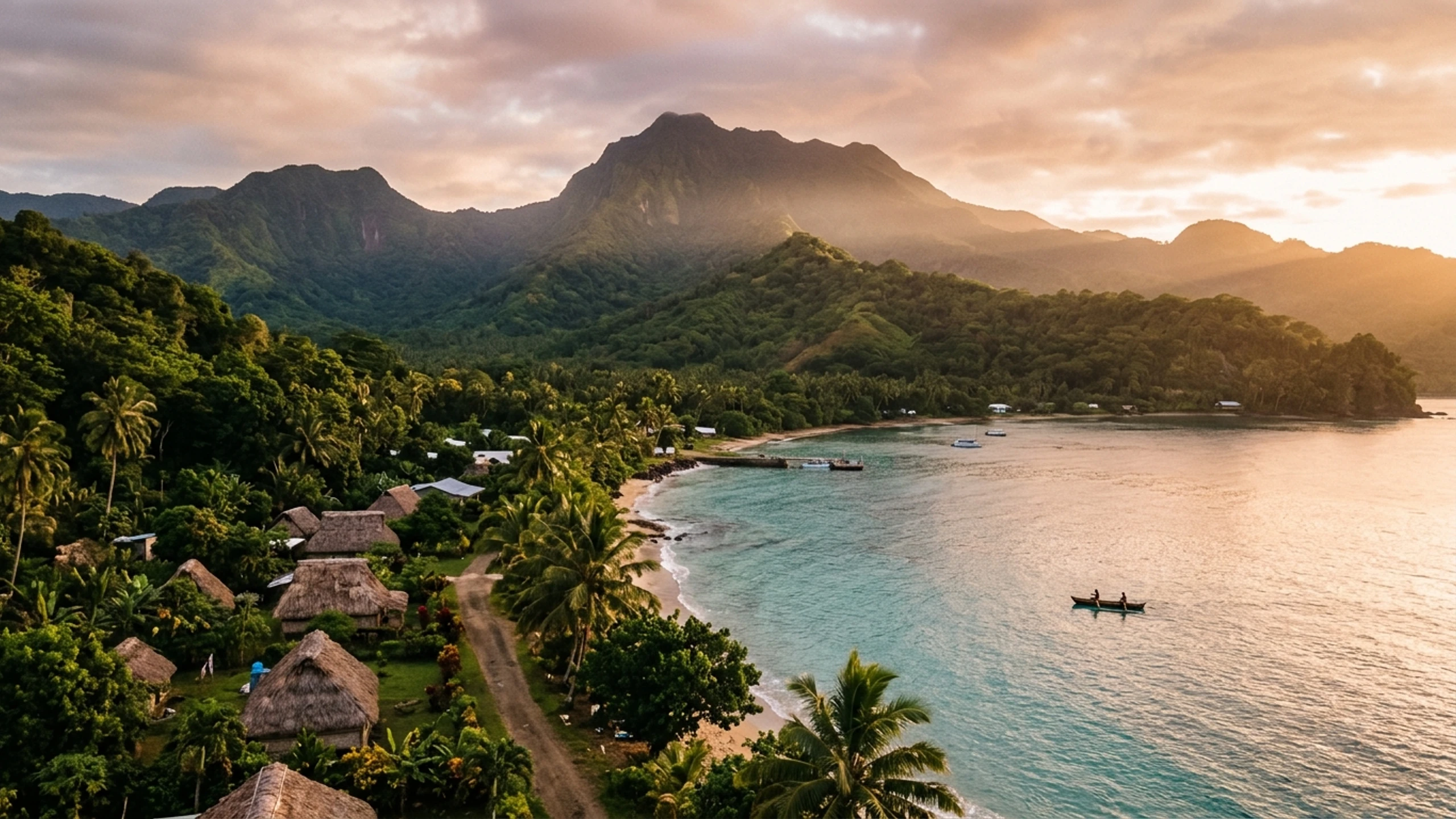 Chicago to Taveuni Business Class — Premium business class cabin interior