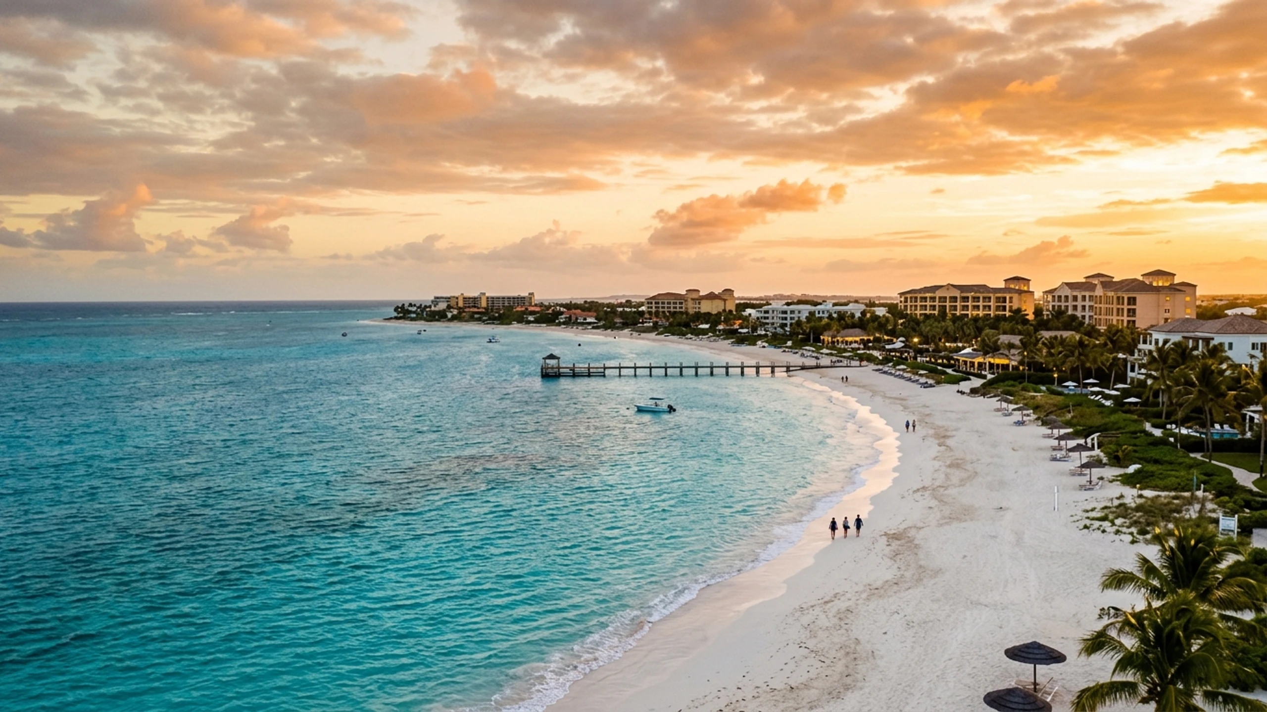 Washington DC to Turks and Caicos Business Class — Premium business class cabin interior