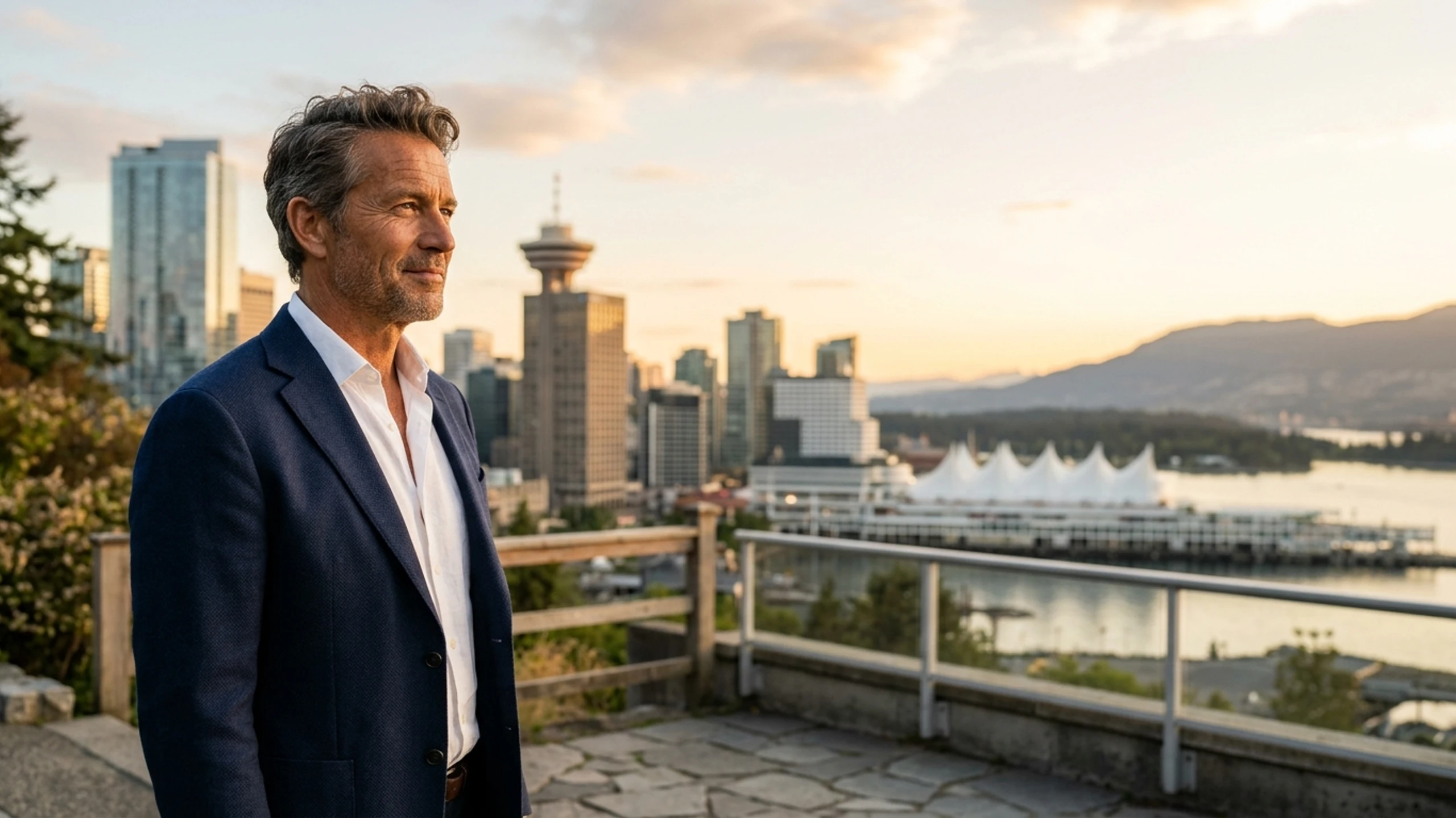 Seattle to Vancouver Business Class — Premium business class cabin interior