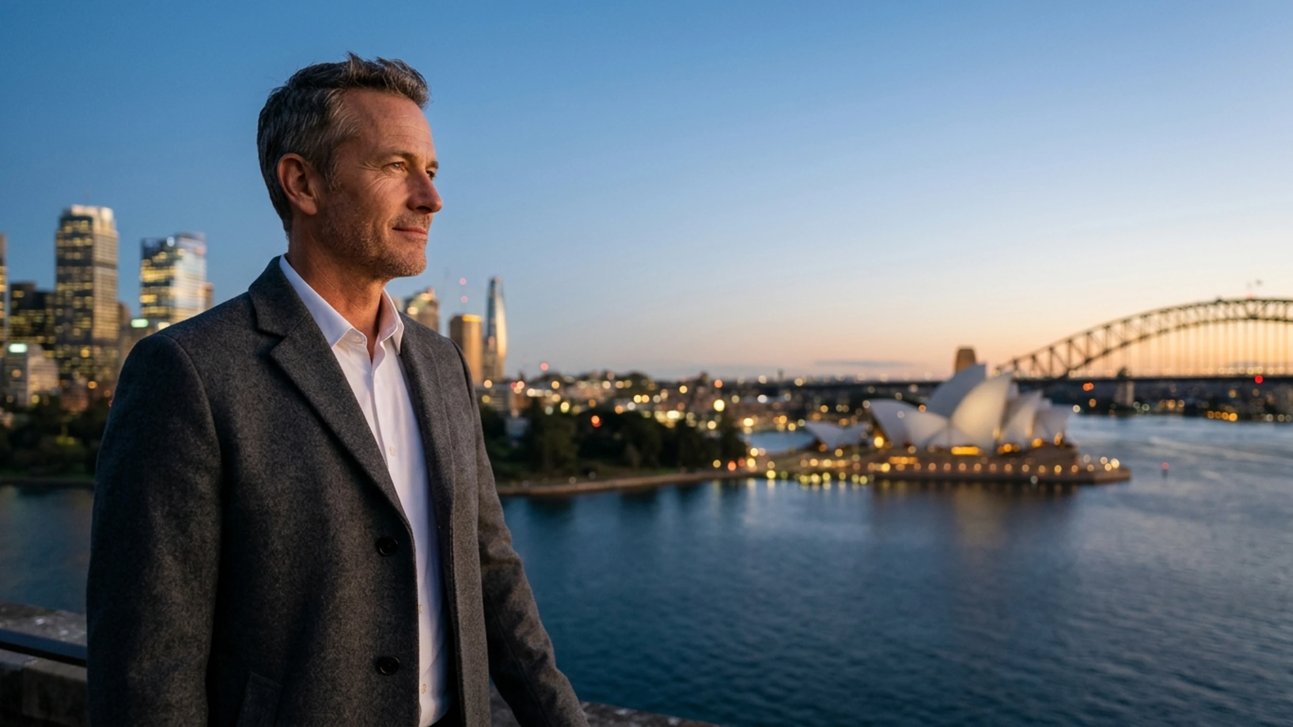 New York to Sydney Business Class — Premium business class cabin interior