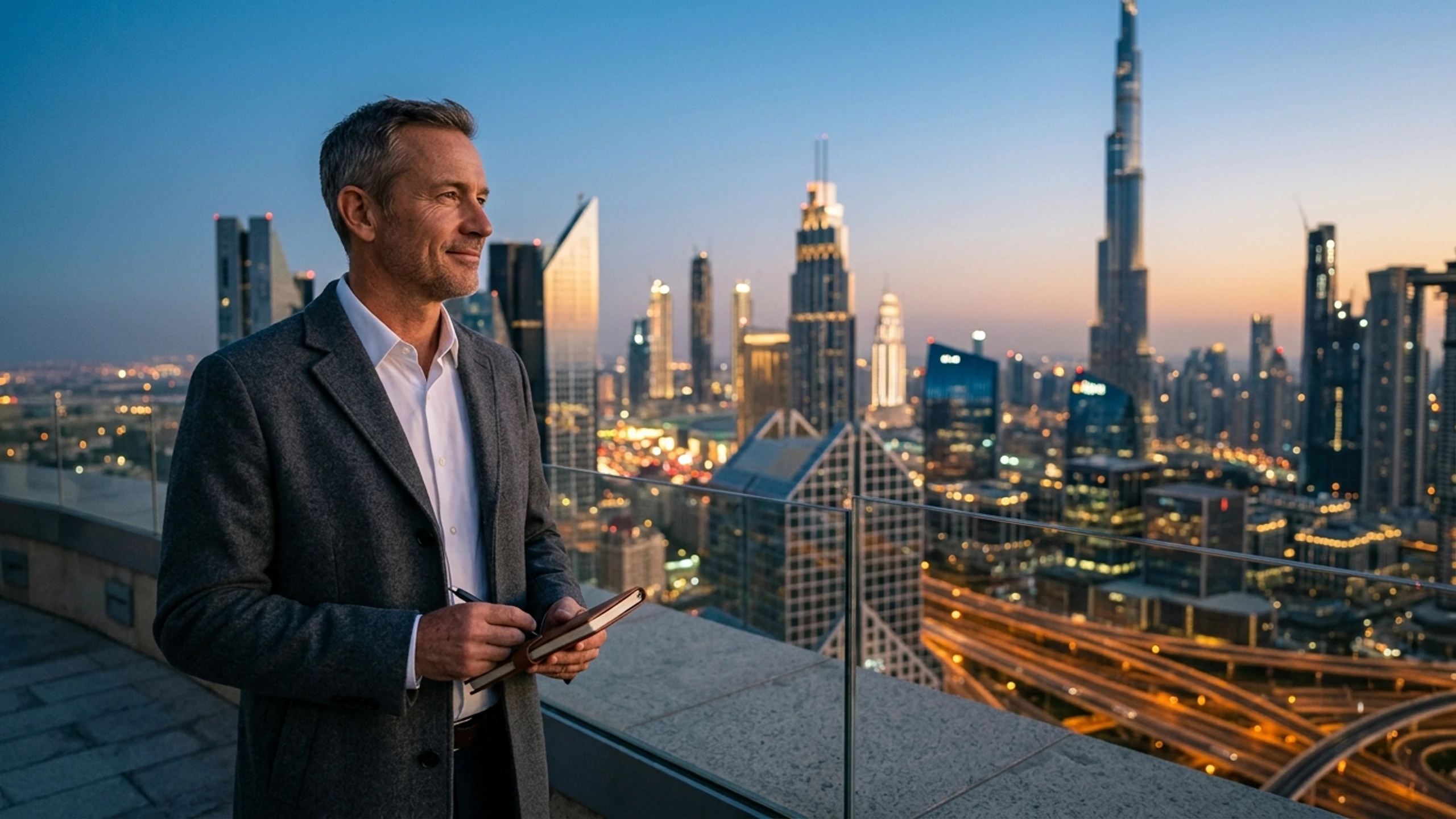 Washington D.C. to Dubai Business Class — Premium business class cabin interior